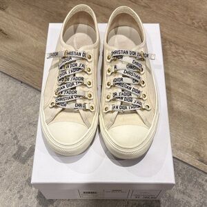 Dior Cream and White Women's Sneakers